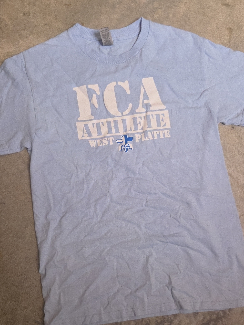 Gildan Blue Tshirt Top Size S